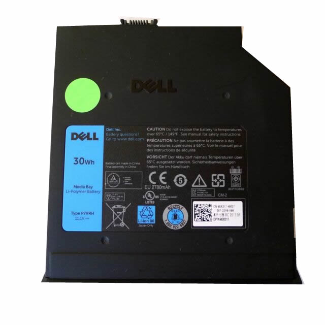 Dell P7VRH 11.1V 30Wh Original Battery for Dell Latitude Media Bay E6320 E6330 E6420 E6430 E6520 E6530 Series