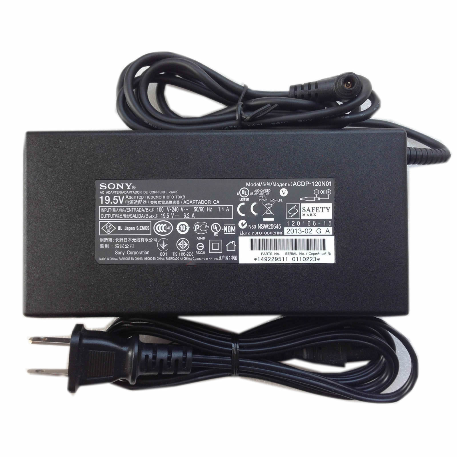 Sony ACDP-120E01 ACDP-120N01 19.5V 6.2A 121W for Sony KDL Series KDL-42W670A KDL-42W650A 55W950A LCD Monitor Power Supply