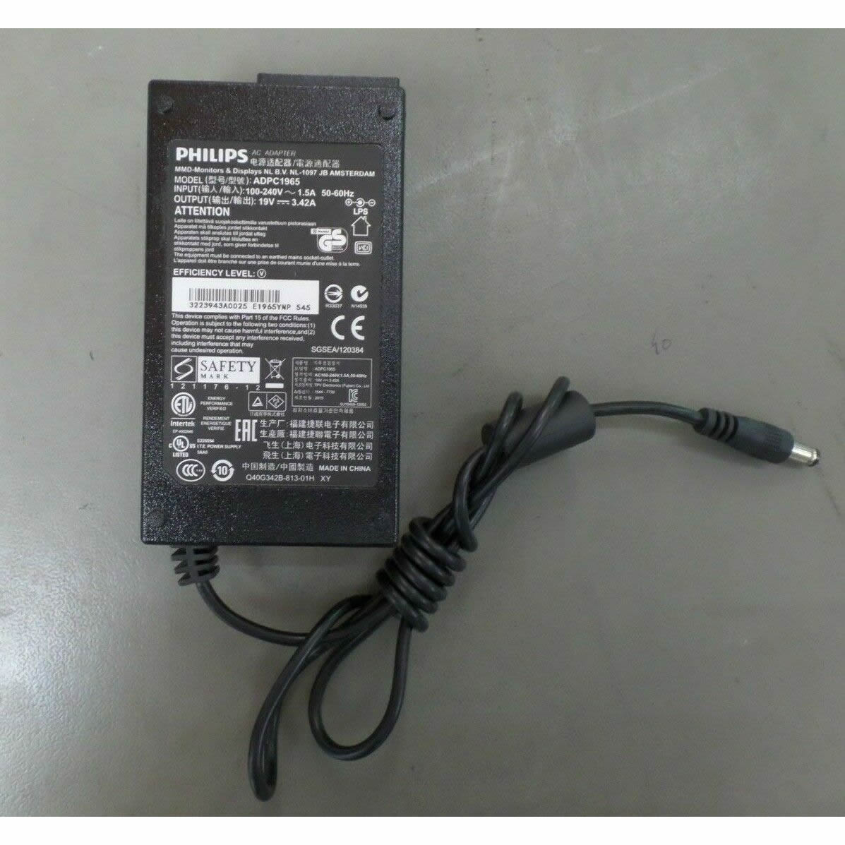 philips 274e5qhab monitor laptop ac adapter