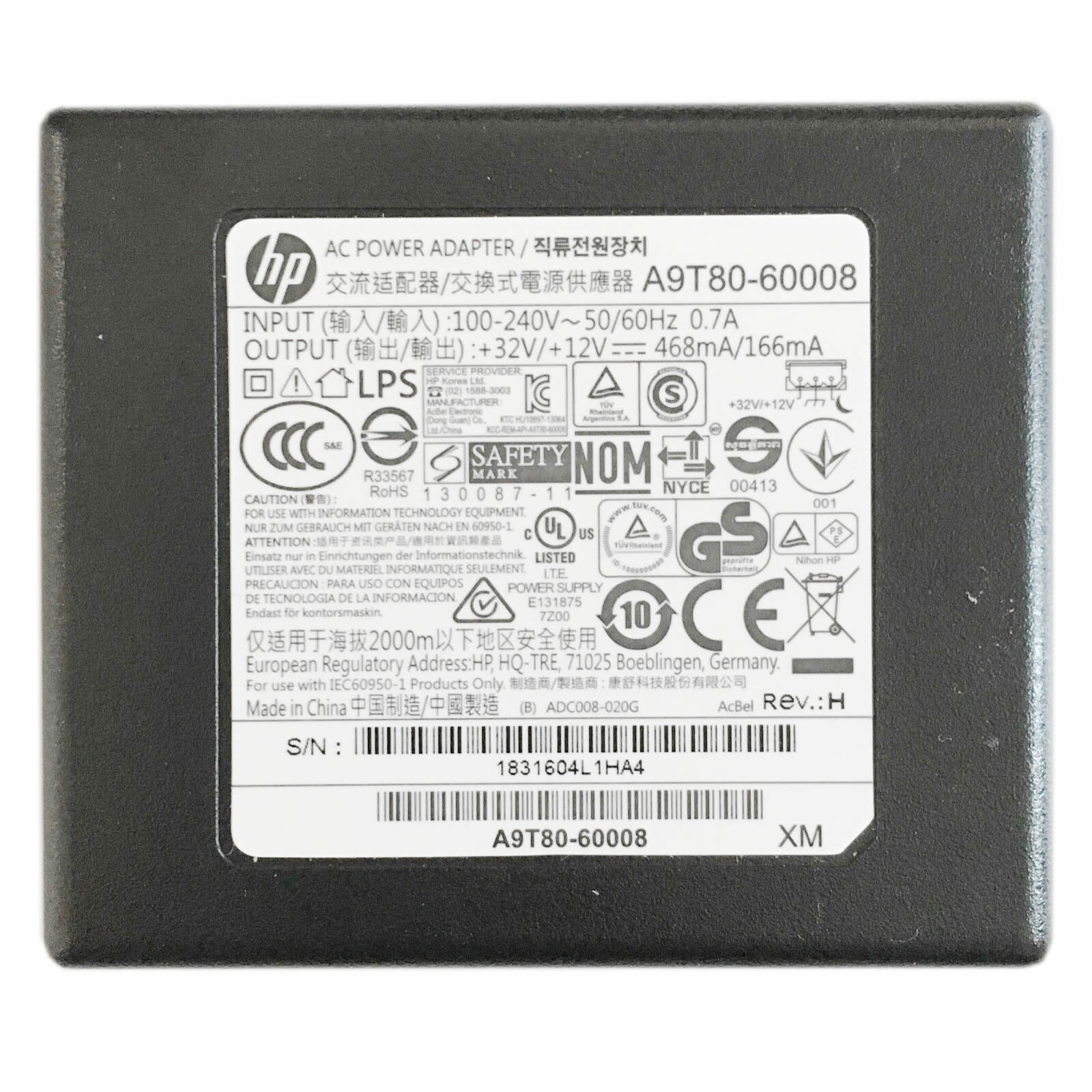 a9t80-60008 laptop ac adapter