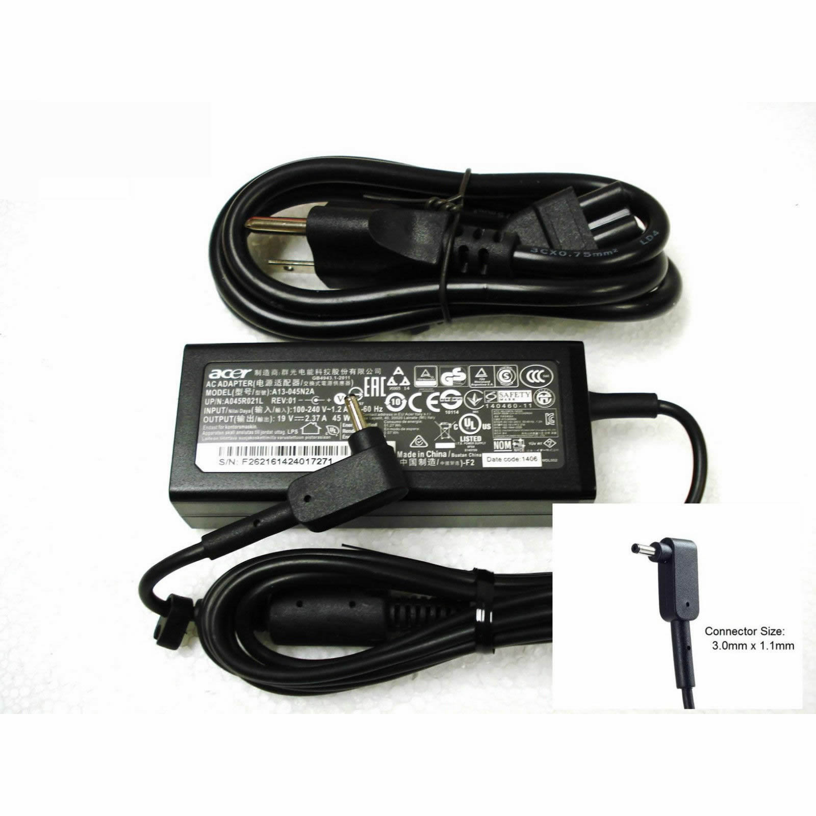 acer travelmate x349-g2-m-549p laptop ac adapter