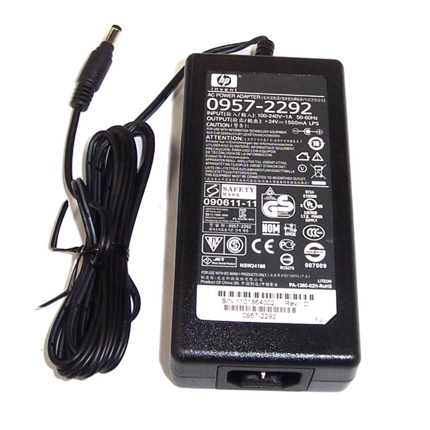 HP 24V 1.5A 36W 0957-2292,L1940-80001 Original Ac Adapter for HP ScanJet 4500C 4570C 4750C