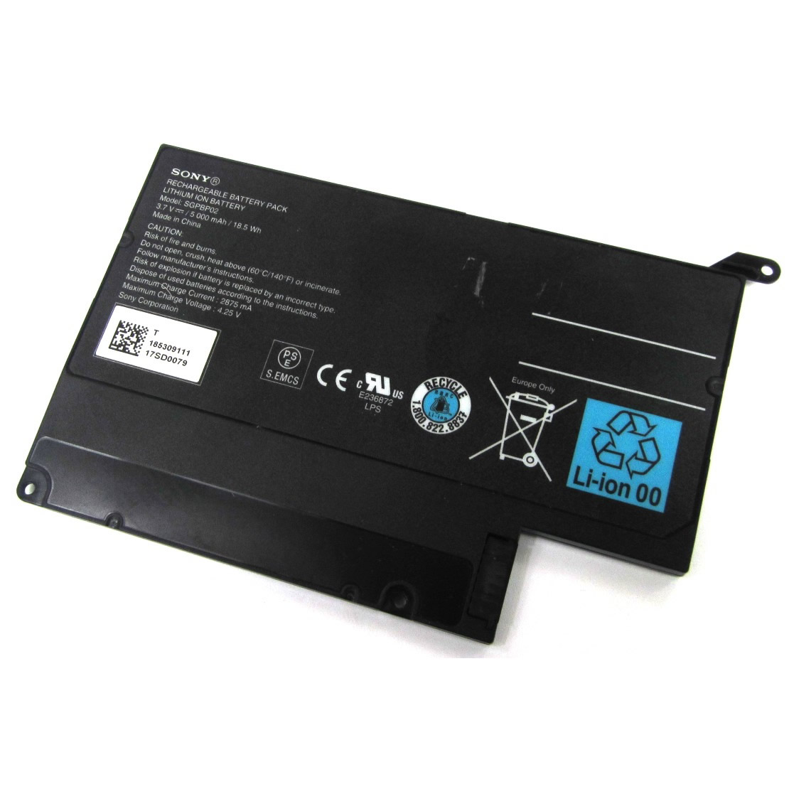 Sony SGPBP02 3.7V 5000mAh Original Laptop Battery for Sony SGPT112CN