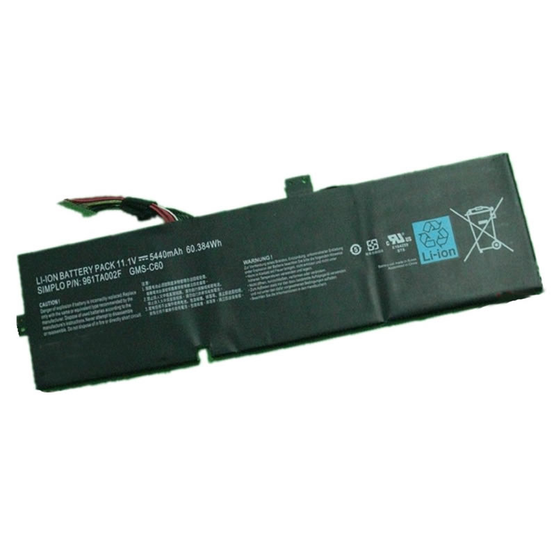Gigabyte 961TA002F,GMS-C60 11.1V 5440mAh Original Laptop Battery for Blade 17.3 RZ09-0071