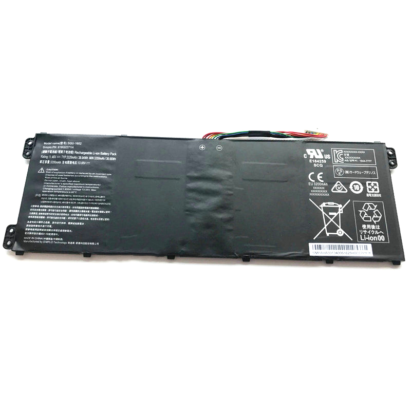 Founder SQU-1602 916Q2271H 11.46V 3320mAh Original Laptop Battery for Hasee x5 i54g, X5-CP5D1