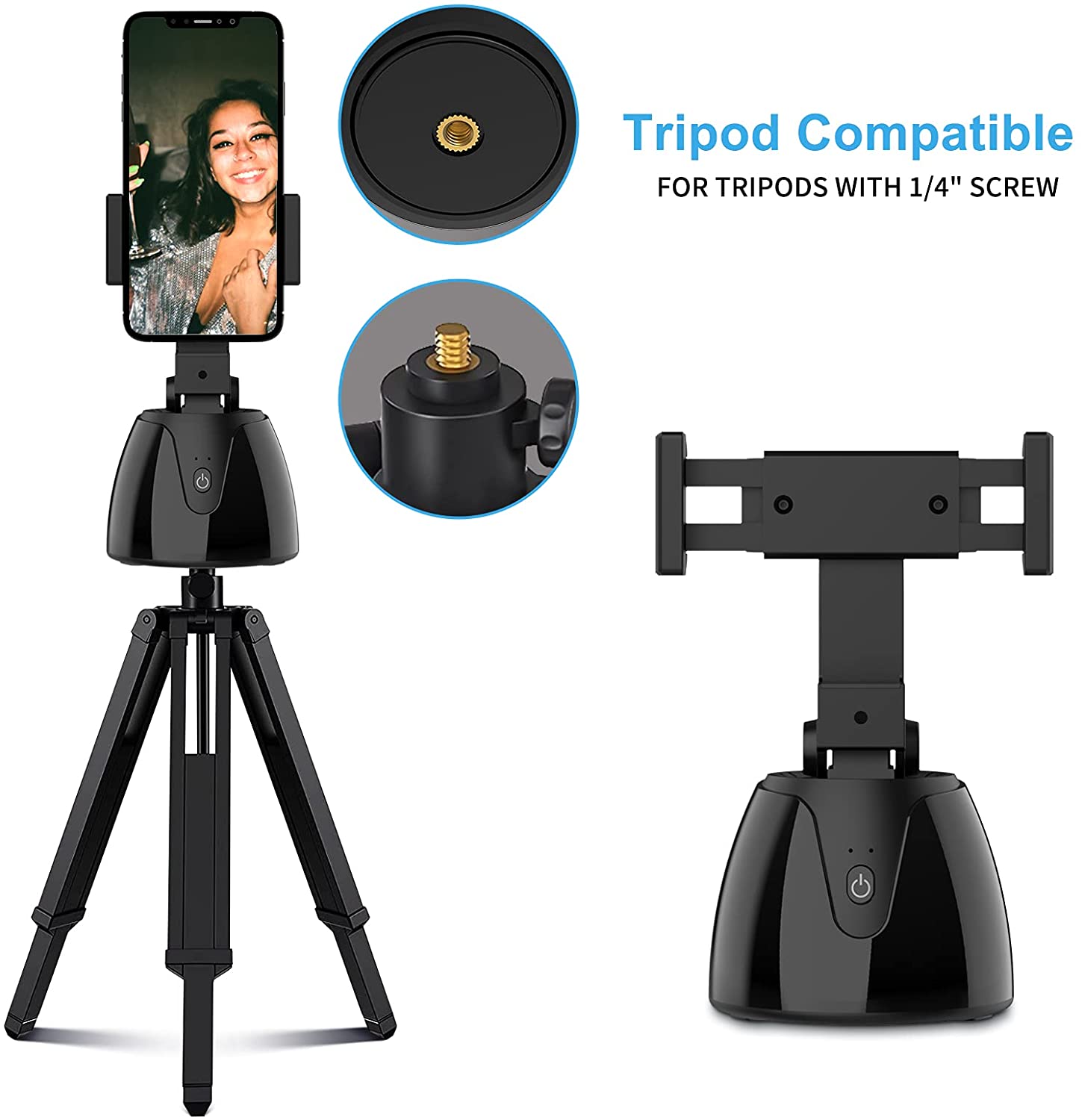 360° Automatic Tracking Mobile Phone Stand Tracking Face Live Assistance